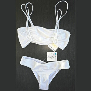 Cyn and Luca Ruched 2pc Bikini